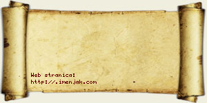 Jovana Tasić vizit kartica